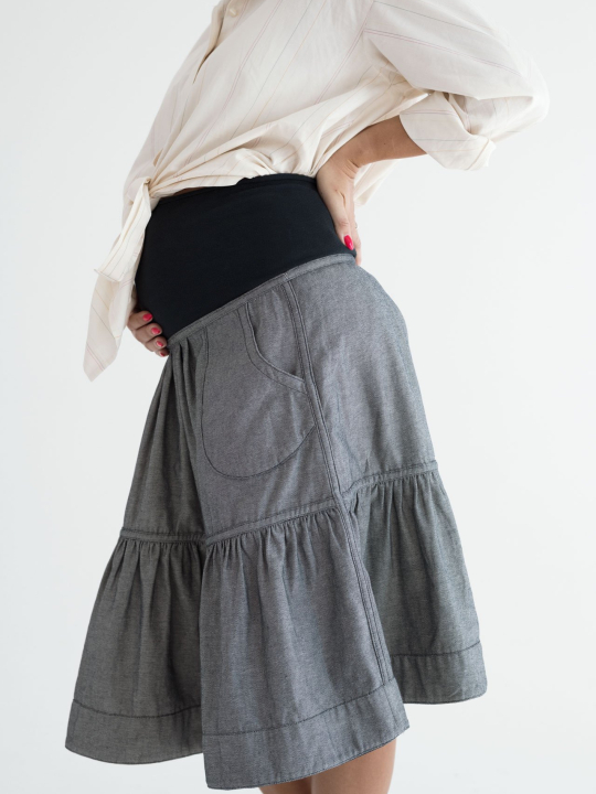 The Jean Skirt L