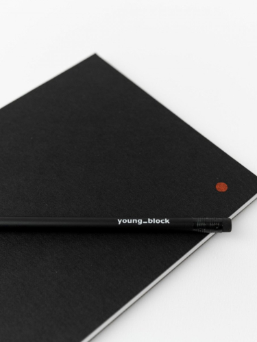 Block Notebook in Black