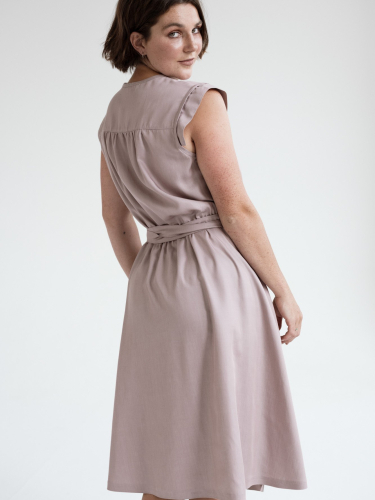 The Wrap Dress -  Old Pink