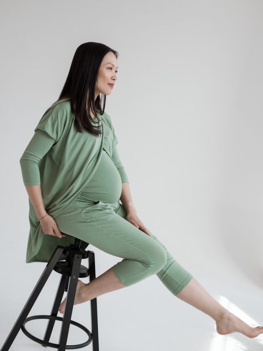 The Lounge Set -  Green Trousers S