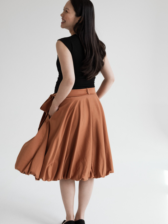 The Fluff Skirt  - Tangerine S