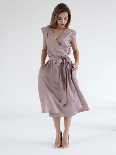 The Wrap Dress -  Old Pink